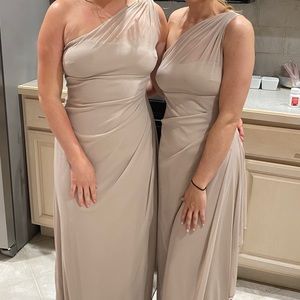 one shoulder, bridesmaid dress, wedding guest